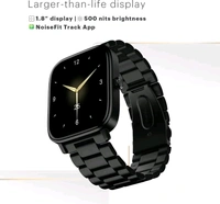 Noise Icon 2 Elite Edition 1.8'' Display with Metallic Body and Bluetooth Calling Smartwatch  (Elite Black Strap, Regular)