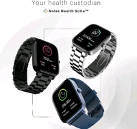 Noise Icon 2 Elite Edition 1.8'' Display with Metallic Body and Bluetooth Calling Smartwatch  (Elite Black Strap, Regular)