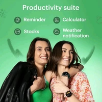 Noise Crew 1.38 Round Display with Bluetooth Calling, Metallic finish, IP68 Rating Smartwatch  (Green Strap, Regular) 