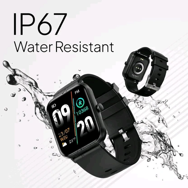 Fire-Boltt Ninja Calling Pro Plus 46.5mm (1.83) Display Bluetooth Calling, AI Voice Smartwatch  (Black Strap, Free Size)