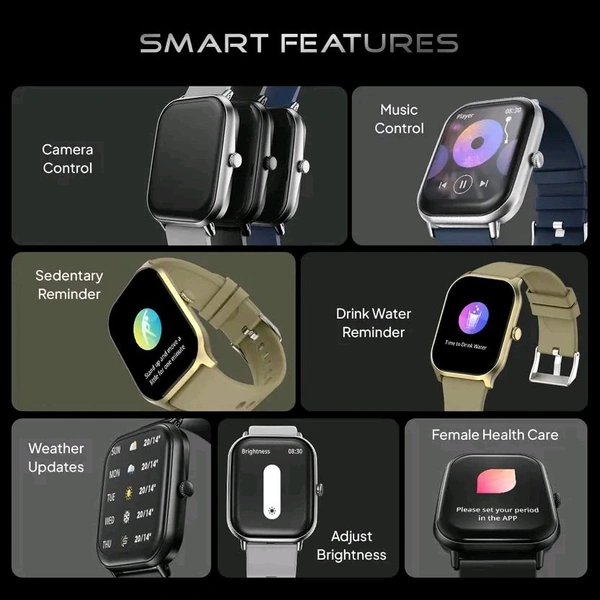 Fire-Boltt Hunter 51.1mm (2.01) HD Display Bluetooth Calling Single Chipset, Metal Body Smartwatch  (Black Strap, Free Size)