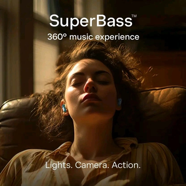 Number SuperBuds 555 with Dual Pair, 66H Battery, 32dB ANC|4Mic ENC|35ms Latency Gaming Bluetooth  (Grey Forest, True Wireless)