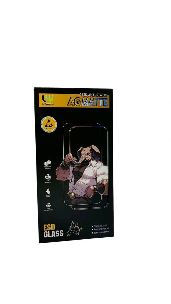 Weaddu AG Matte 6D Super Quality Tempered Glass - VI Y91/Y95