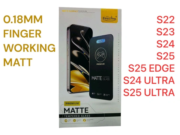 Finger Working Glass Matte  - S25Ultra