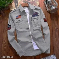 Cargo Shirt For men - Navy Blue, L