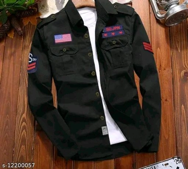 Cargo Shirt For men - Green, XL