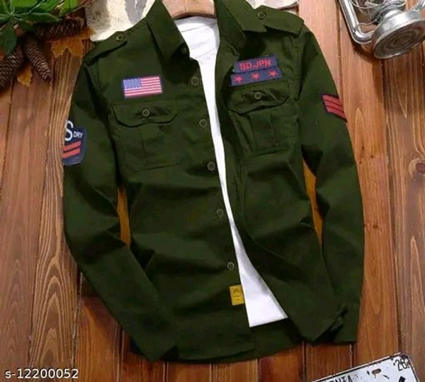 Cargo Shirt For men - Green, XXL
