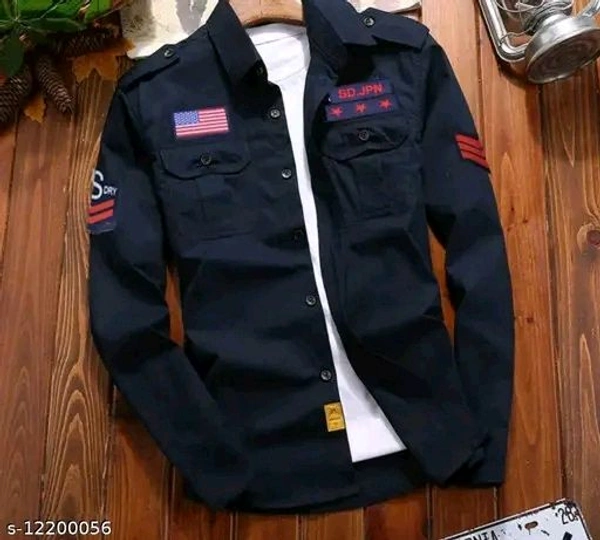Cargo Shirt For men - Gray, XL