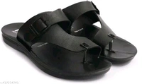 Casual daily Flip flops. attractive - Black, 7