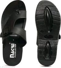 Casual daily Flip flops. attractive - Black, 8