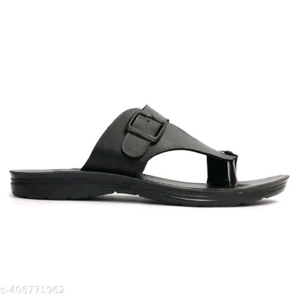Black Flip Flops - Black, 7
