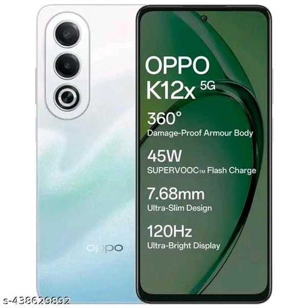 Oppo K12X 5G 6GB ram 128GB black And Blue - Blue