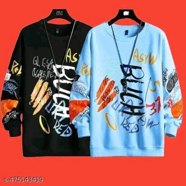 Printed T shirts For Men Full Sleeve - XL