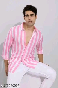Multicolour Striped Shirts - Green, M