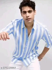 Multicolour Striped Shirts - Blue, M