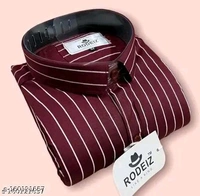 STRIPED Shirts For Men - White, L