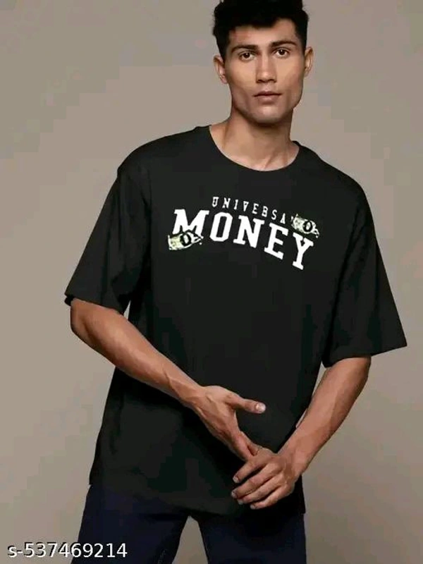 Oversized Back Printed T Shirt  - XL
