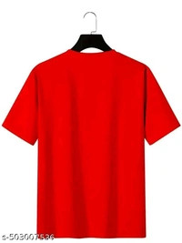 Back Printed Round Neck Oversized Tshirt  - Dorado, M
