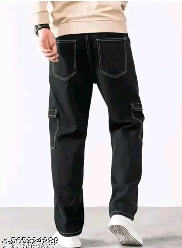 Black Jeans Bell Bottom Pant - 28