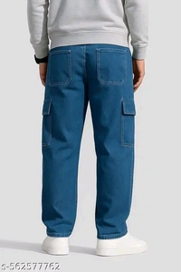 Premium Quality Cargo Jeans  - 28