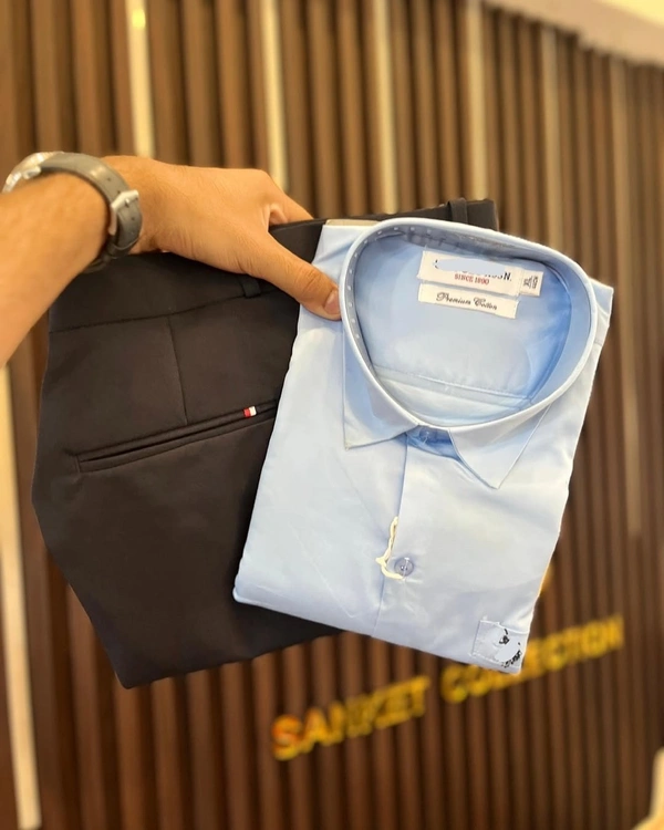 Formal plain Shirt Pant Combo – Timeless Style And Comfort - 28, M-38