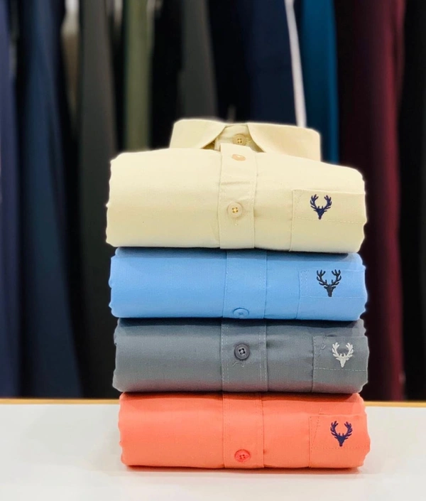 Plain Shirts For Men - 4 Pc Combo Stylish & Comfortable - XXL-44