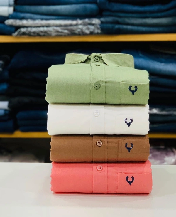 Plain Shirts For Men - 4 Pc Combo Stylish & Comfortable - XXL-44