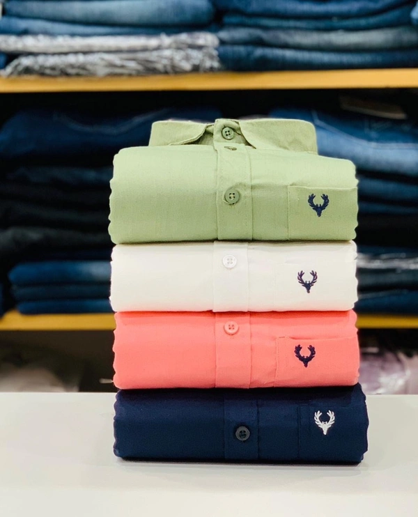 Plain Shirts For Men - 4 Pc Combo Stylish & Comfortable - XXL-44