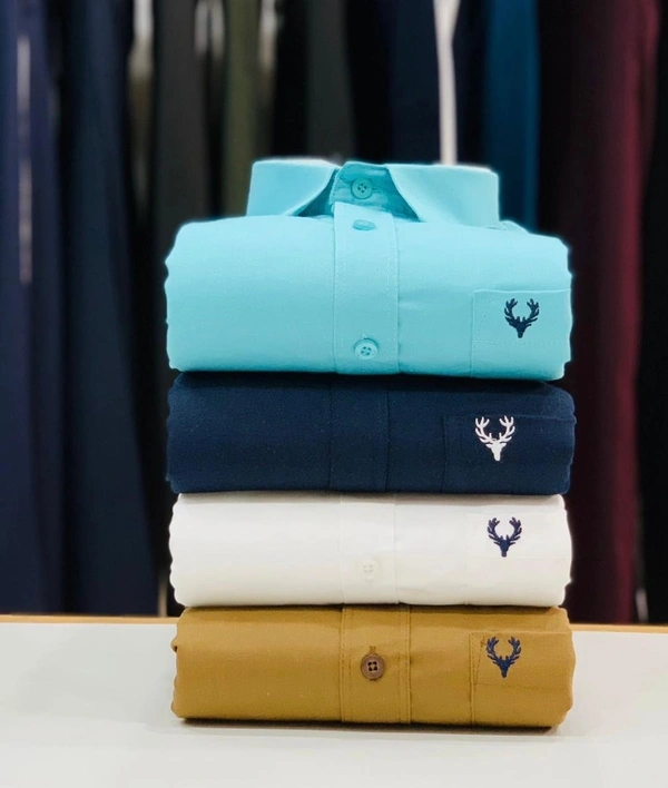 Plain Shirts For Men - 4 Pc Combo Stylish & Comfortable - XXL-44