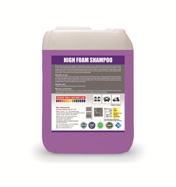 Rotex High Foam Shampoo  - free, Purple