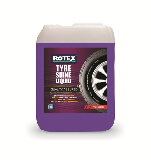 Rotex Tyre Shine Liquid - free, Purple