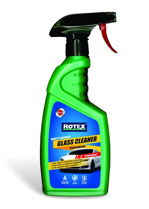 Rotex Glass Cleaner 500 ml Spray - free, green