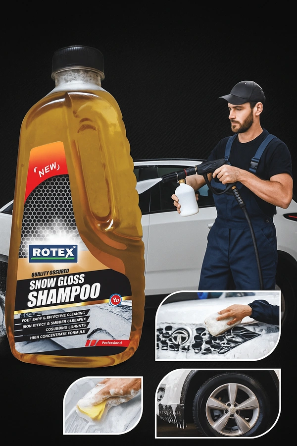 Rotex Snow Gloss Shampoo. - free, yellow