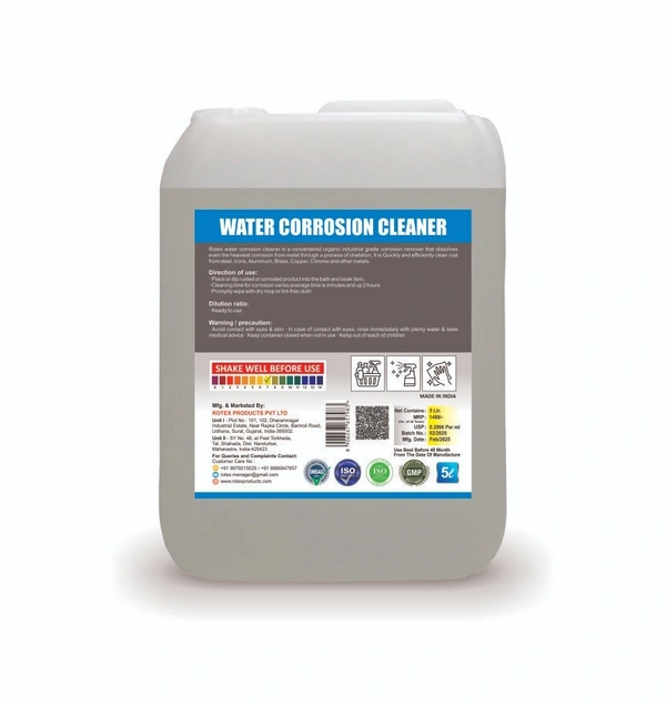 Rotex Water Corrosion Cleaner 5 Litre - free, white