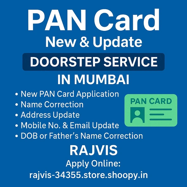 New & Update PAN Card  - Cornflower Blue, Pan Card