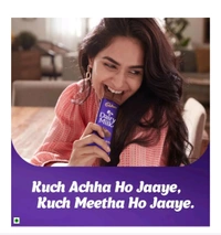 Cadbury. Dairy Milk Chocolate - 11 gm.
