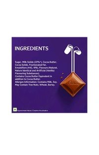 Cadbury. Dairy Milk Chocolate - 21 gm.