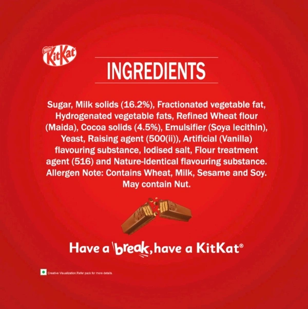 Nestle. Kit Kit Chocolate - 38.5 gm.