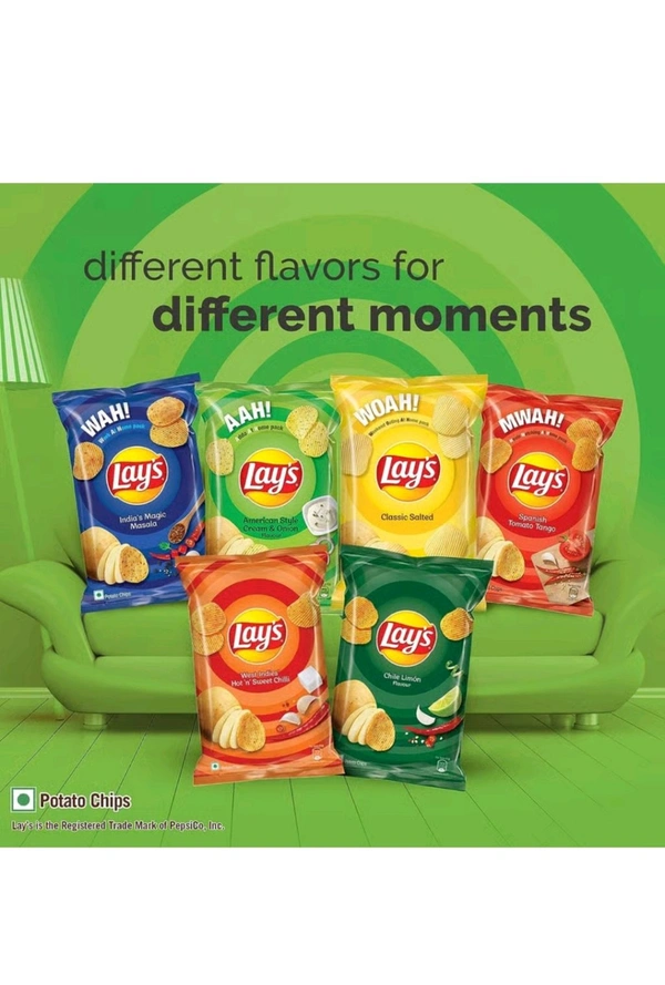 Frito-Lay. Lays American Style Cream & Onion - 48gm.
