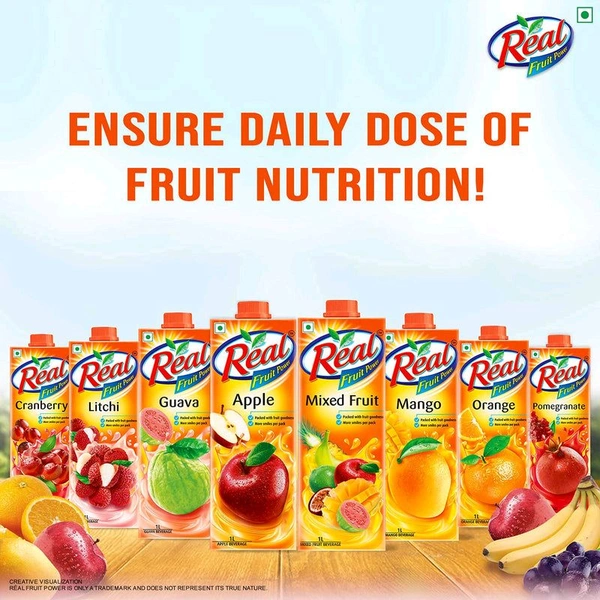 Real. Real Fruit Power Apple Juice - 1 Ltr.