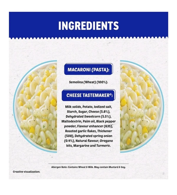 Nestle. Maggi Cheese Macaroni Pasta - 70 gm.