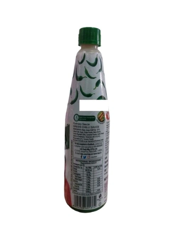 Tops. Tops Green Chilli Sauce - 650 gm.