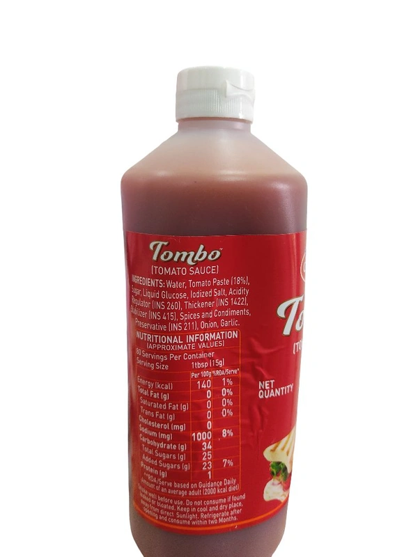 Mrs. Bector's Cremica. Tombo Tomato Sauce - 1.2 Kg.