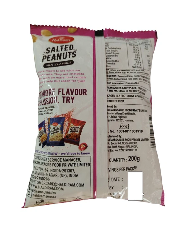 Haldiram's. Haldiram's Salted Peanuts - 200 gm.