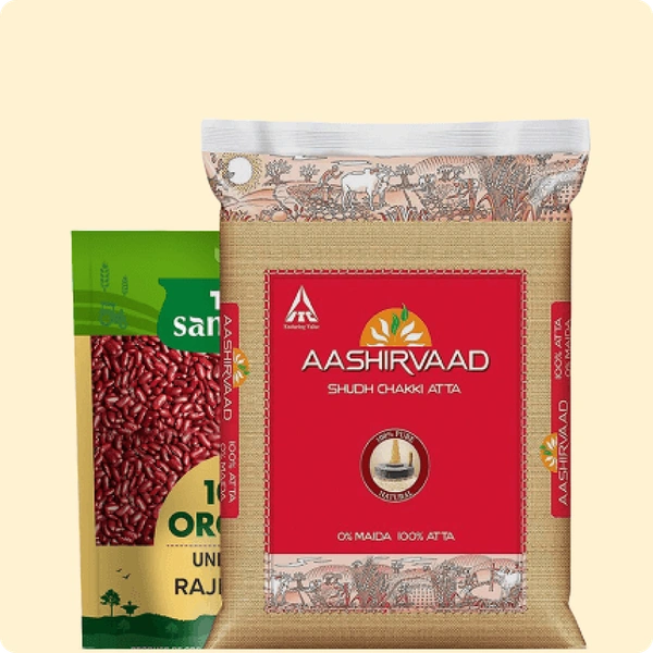 Atta, Rice & Dal