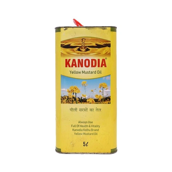 KANODIA YELLOW MUSTARD OIL 5 LITRE - 5 LITRE