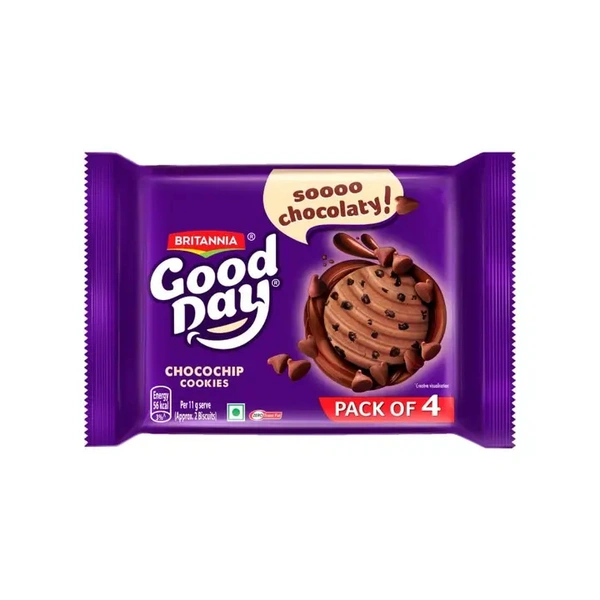 Britannia Good Day Choco Chip Cookies - 400 gm - 400 gm