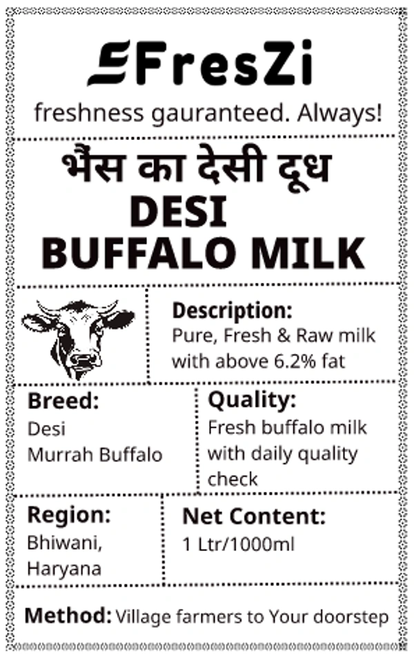 Freszi Buffalo Desi Milk Bottle