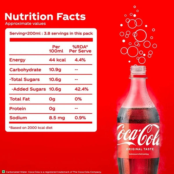 Coca-Cola Soft Drink - 750 ml