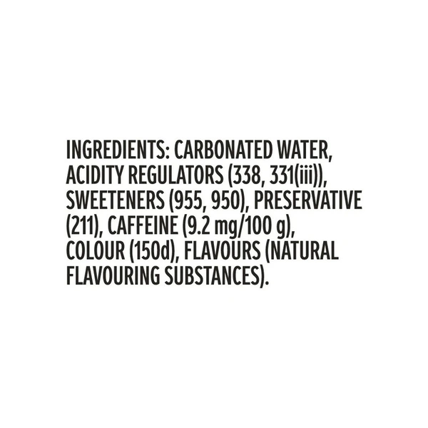 Coca-Cola Zero Sugar Soft Drink Can - 300 ml